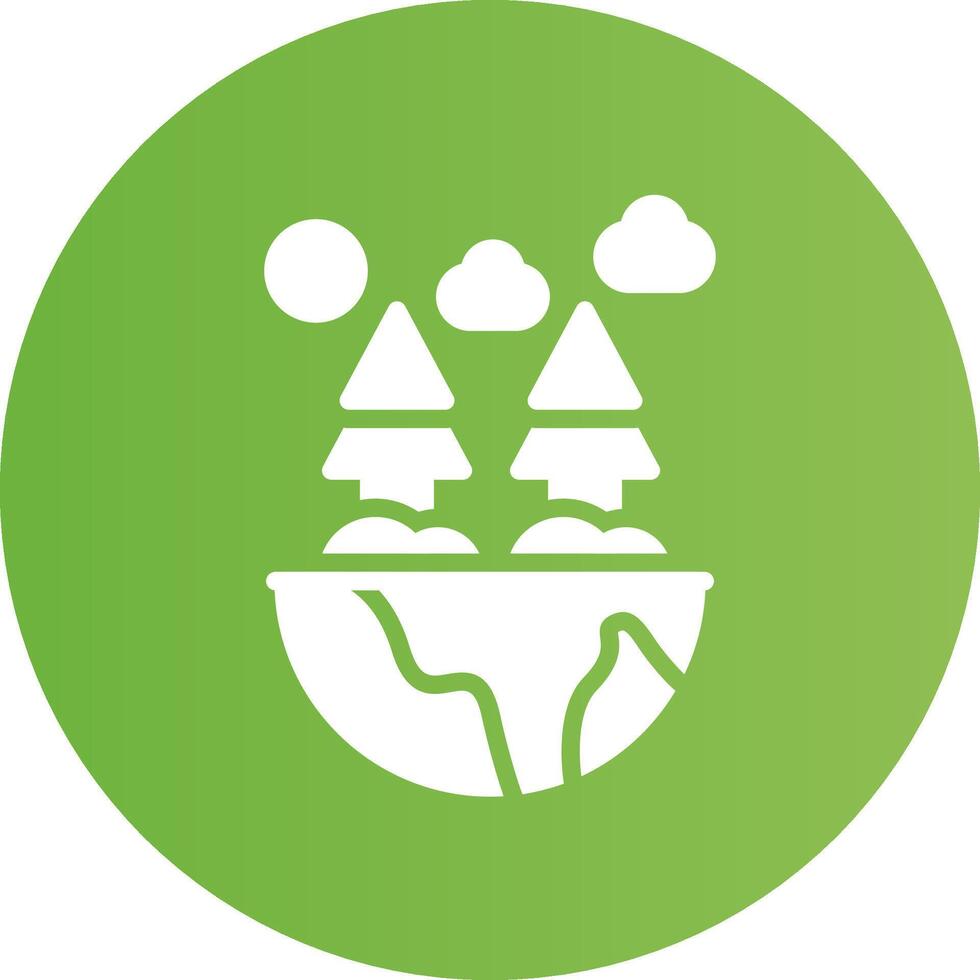 Green Environment Creative Icon Design vector