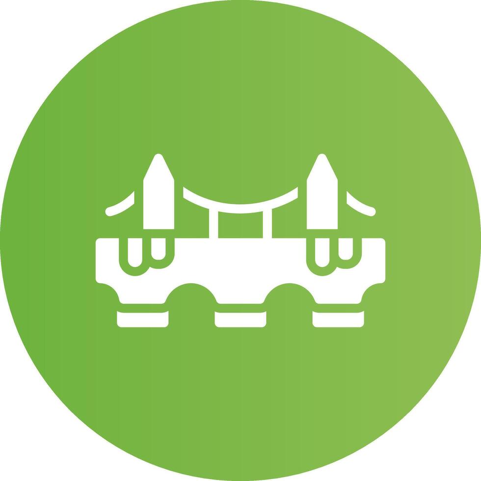 Bridge Creative Icon Design vector