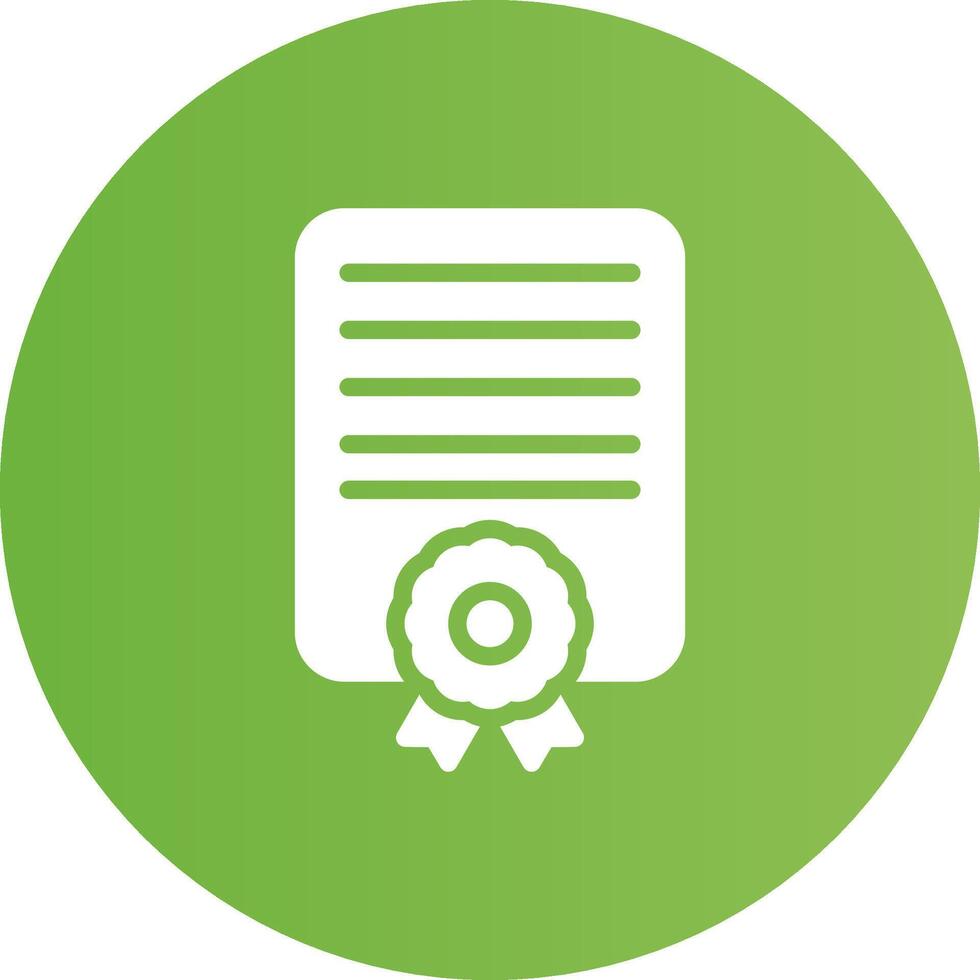 Business Permit Creative Icon Design vector