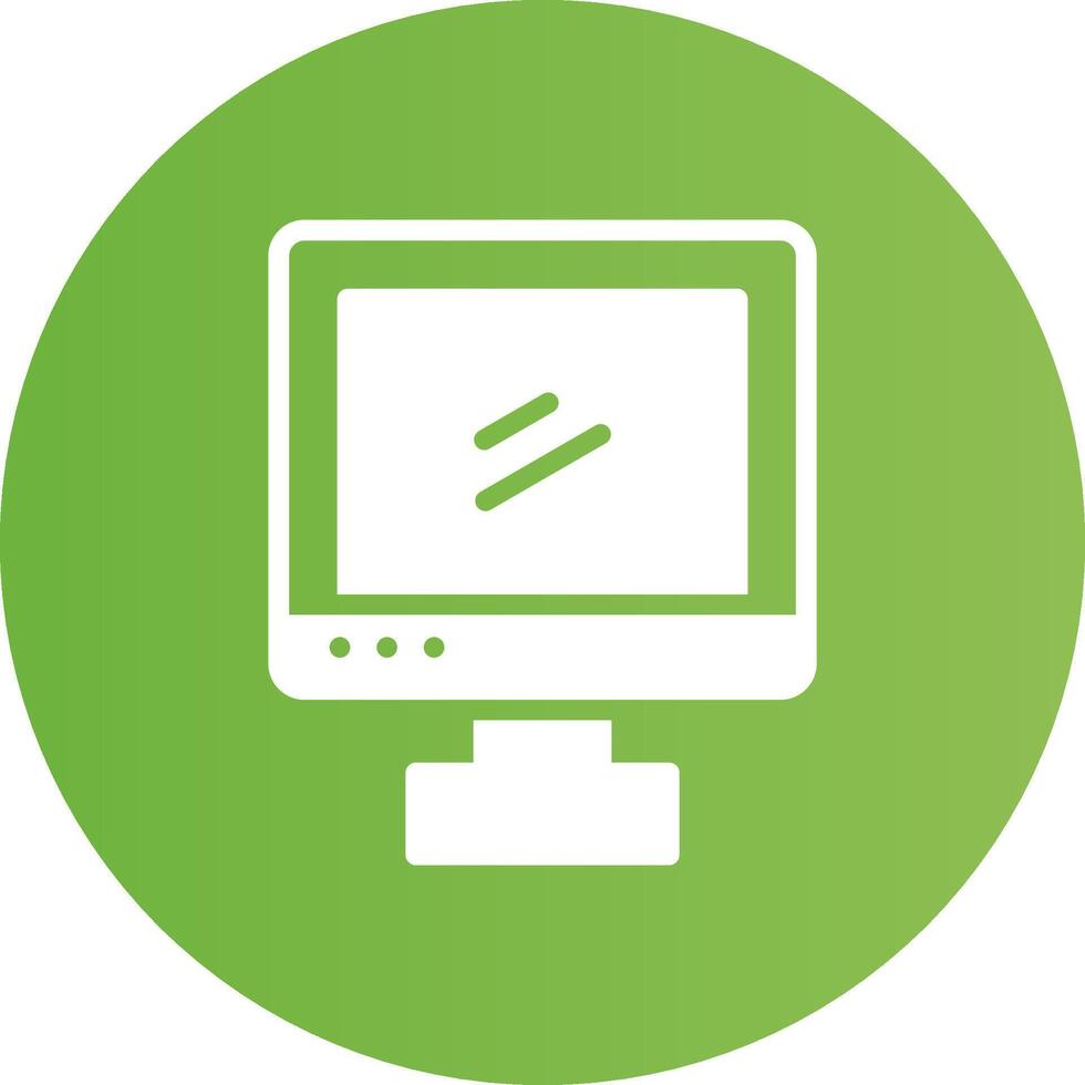 Computer Creative Icon Design vector