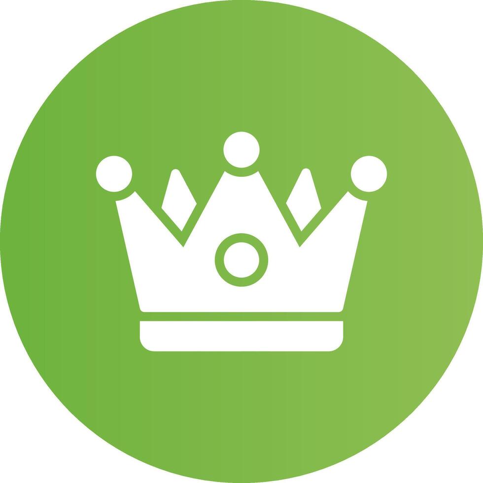 Glyph Circle light green Gradient vector