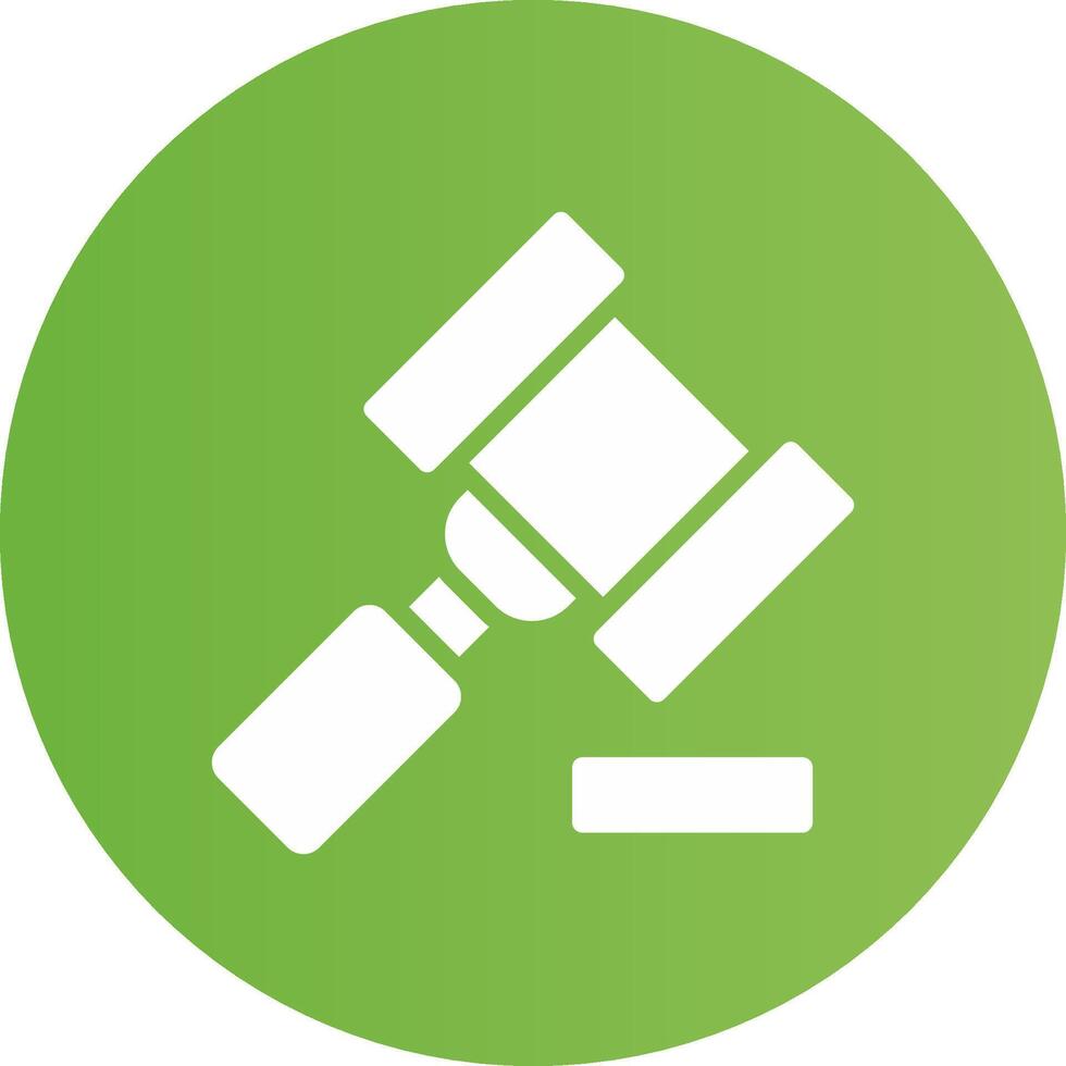 Gavel Creative Icon Design vector