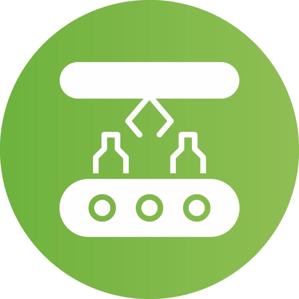 Conveyor Belt Creative Icon Design vector
