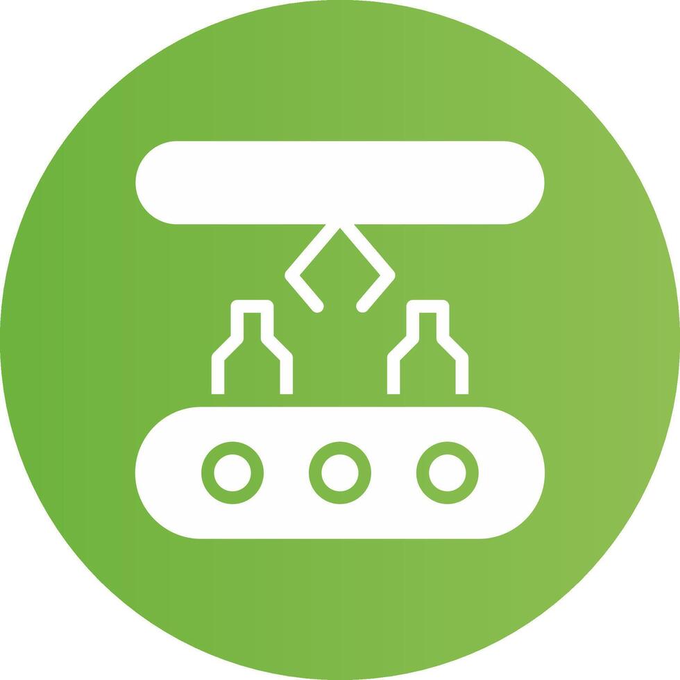 Conveyor Belt Creative Icon Design vector