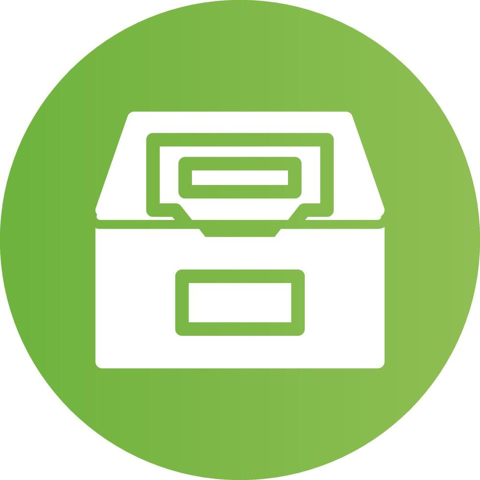 Files Box Creative Icon Design vector