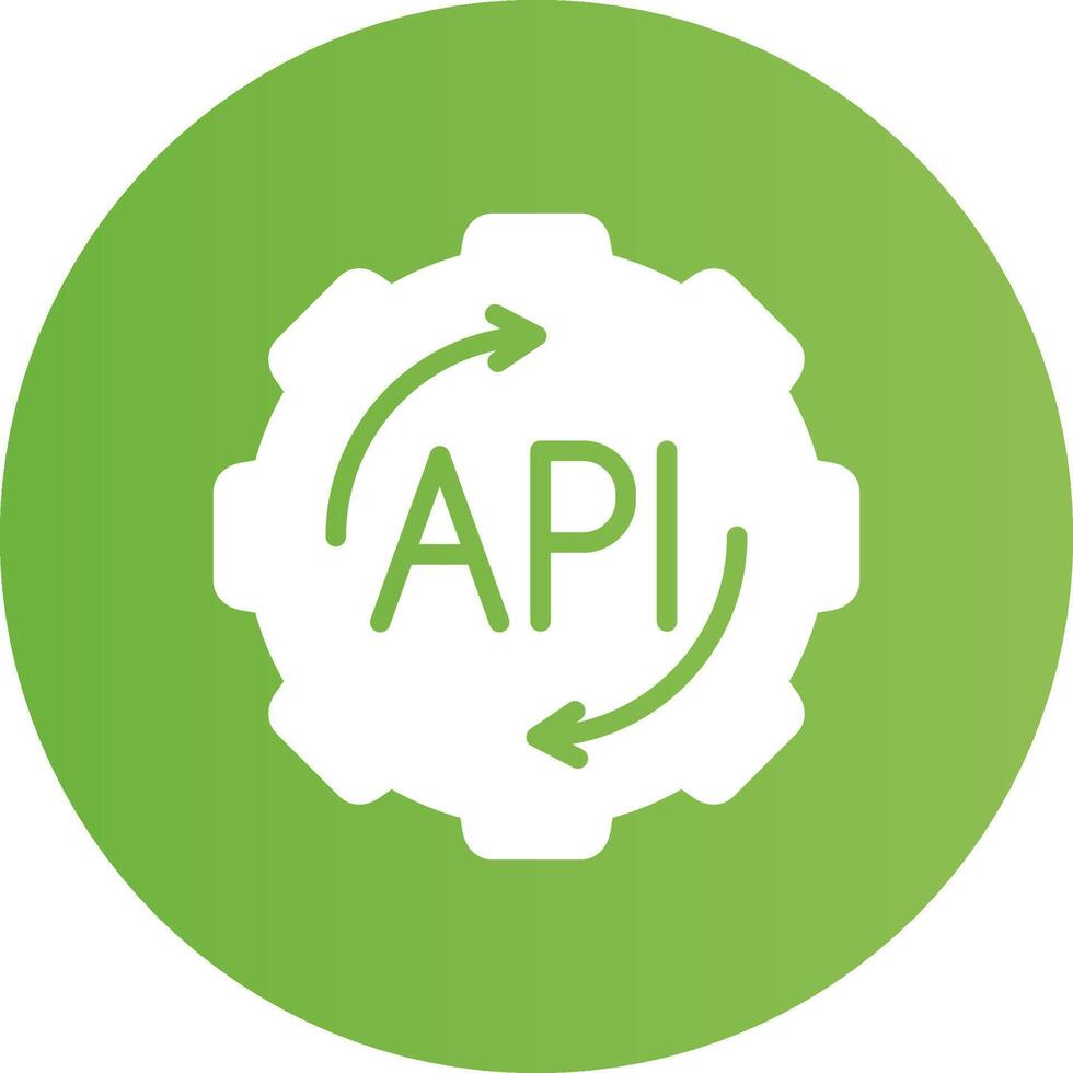 API Creative Icon Design vector