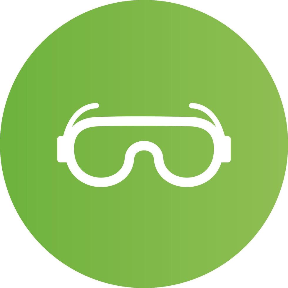 Lab Goggles Creative Icon Design vector