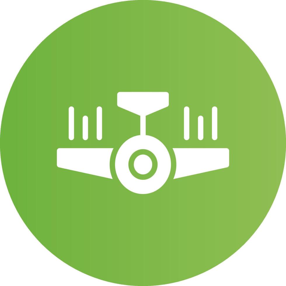 Glyph Circle light green Gradient vector