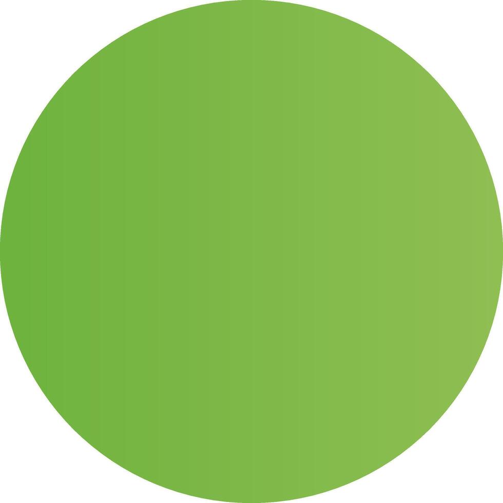 Glyph Circle light green Gradient vector