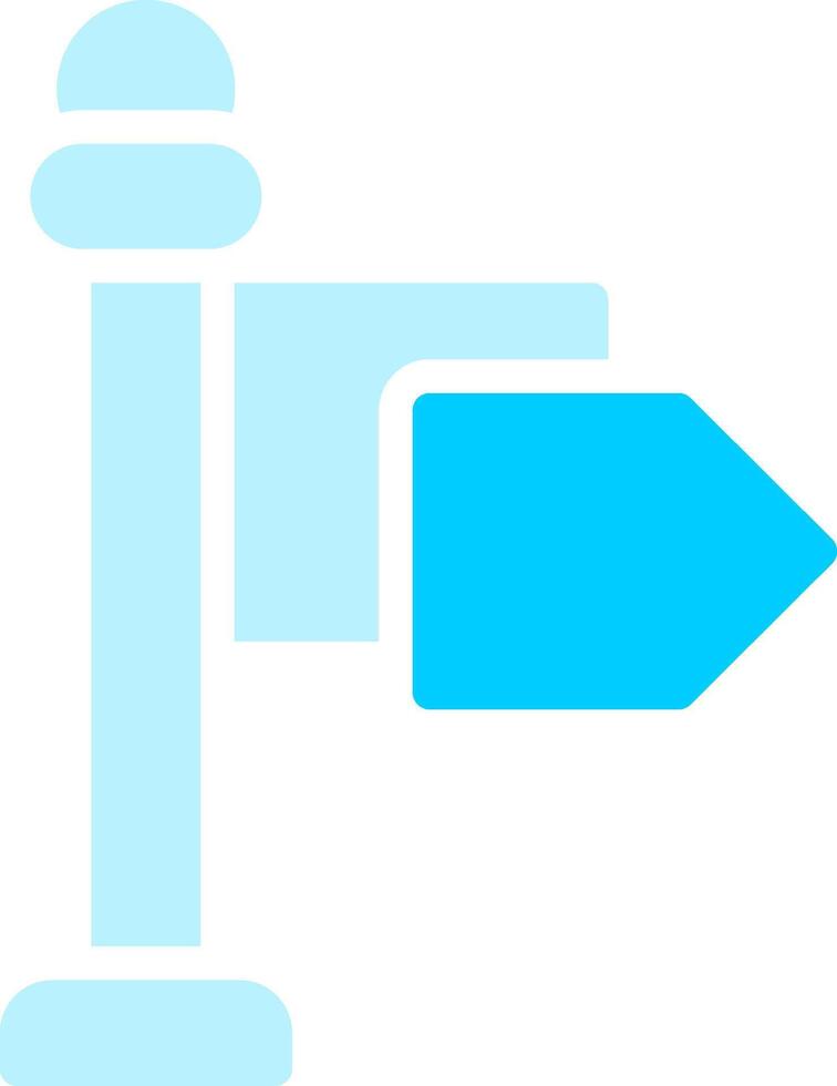 Line two Blue Colour vector