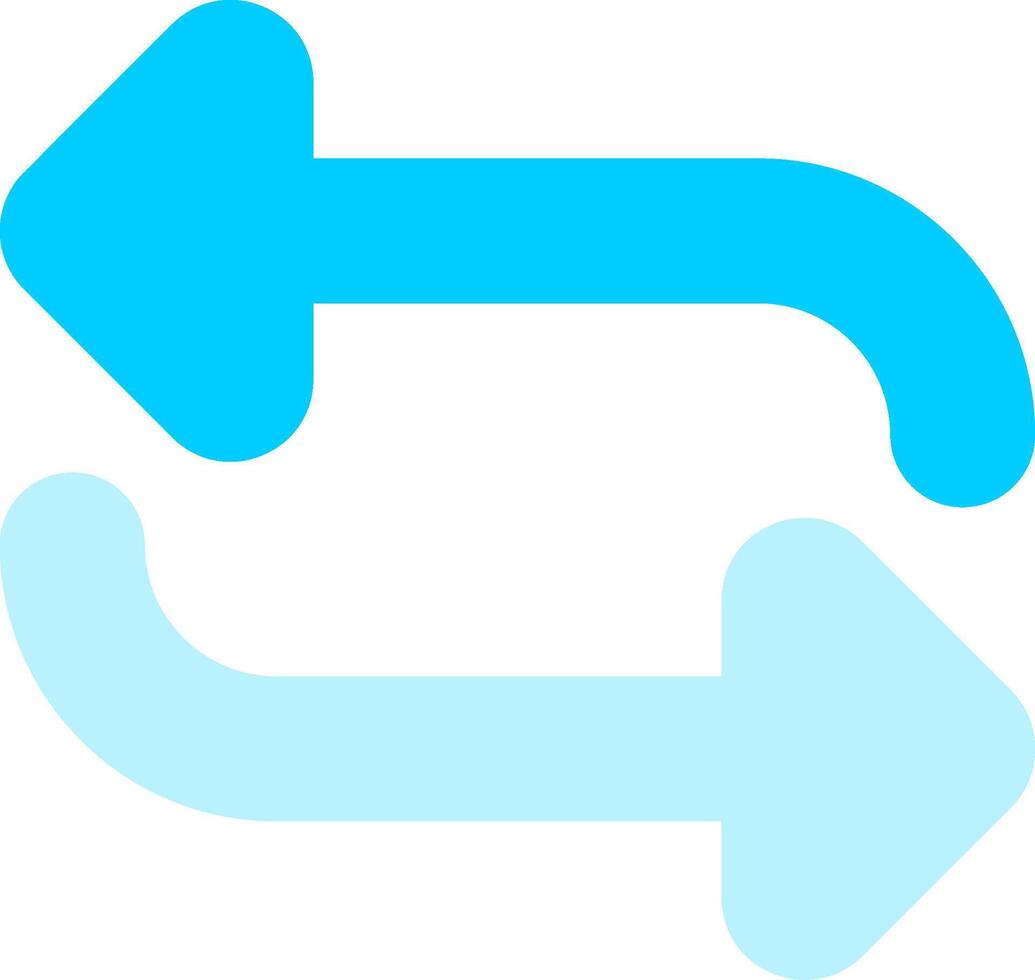 Line two Blue Colour vector