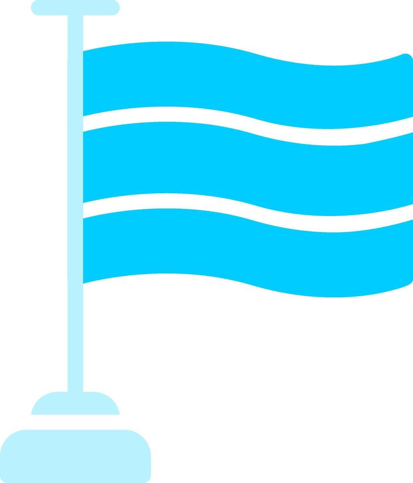 Line two Blue Colour vector