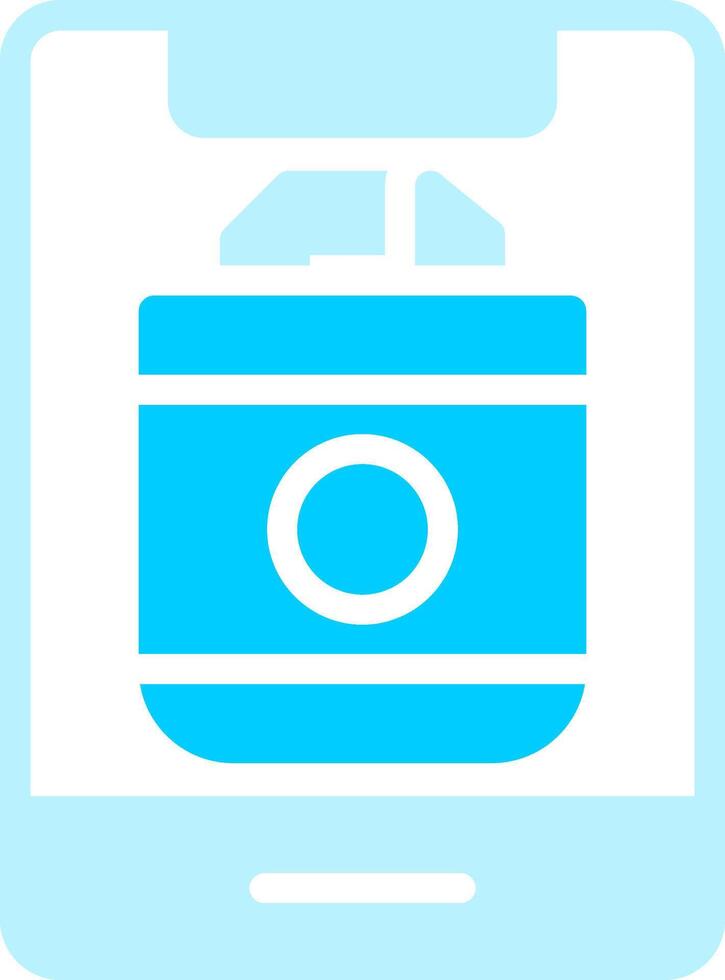 Line two Blue Colour vector