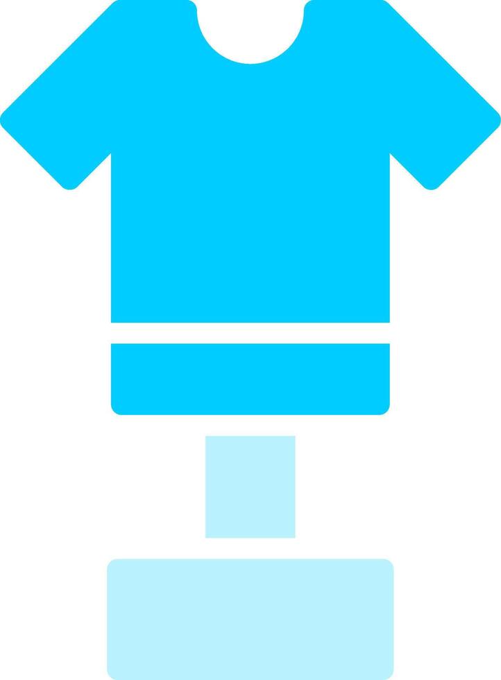 Line two Blue Colour vector