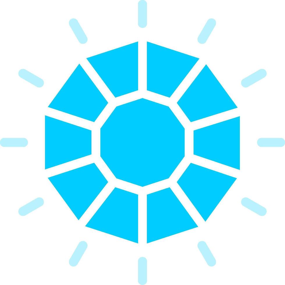 Line two Blue Colour vector