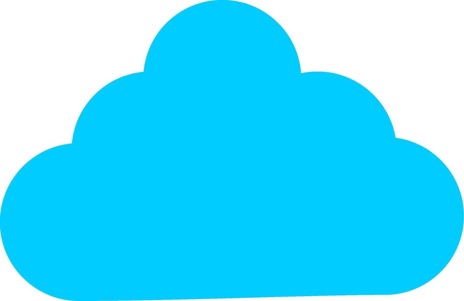 Line two Blue Colour vector