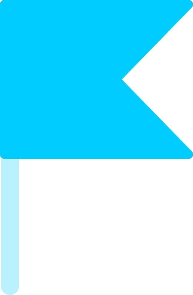 Line two Blue Colour vector