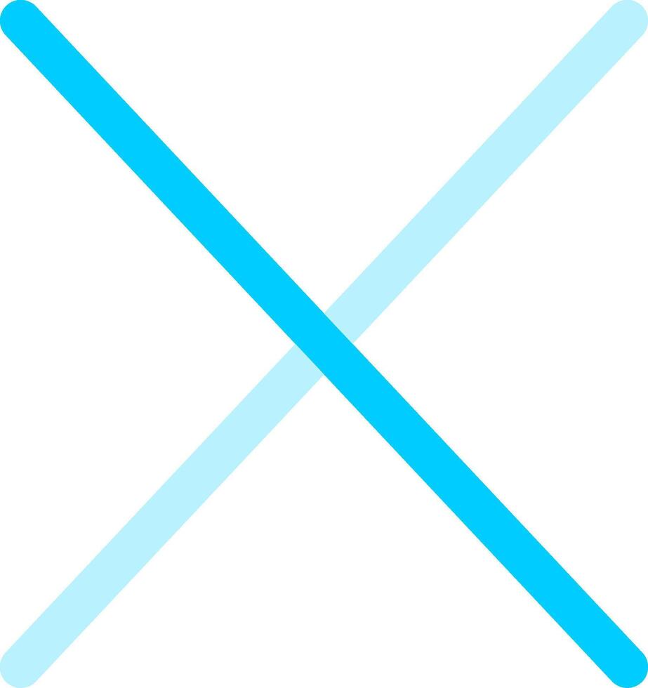 Line two Blue Colour vector