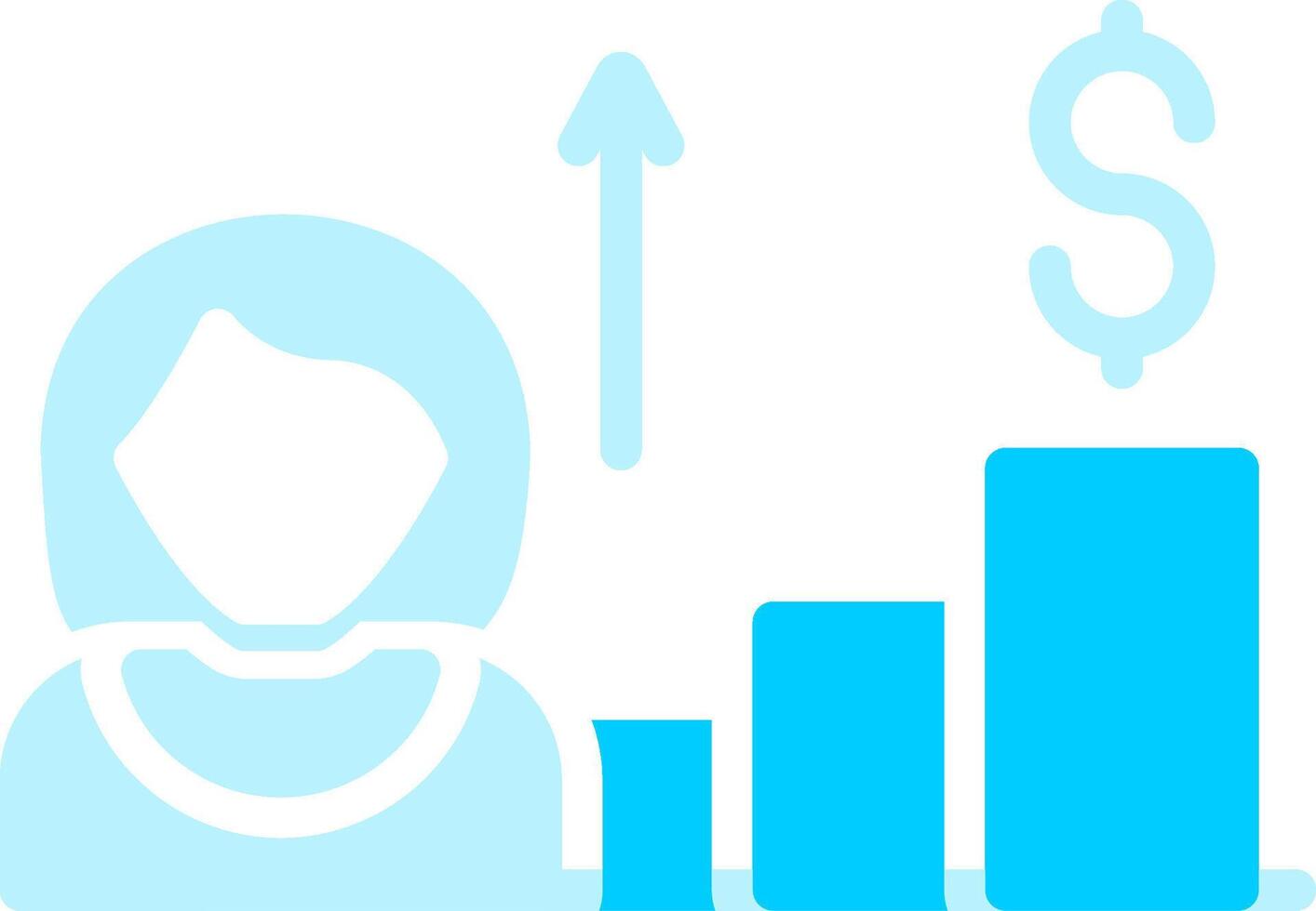 Line two Blue Colour vector