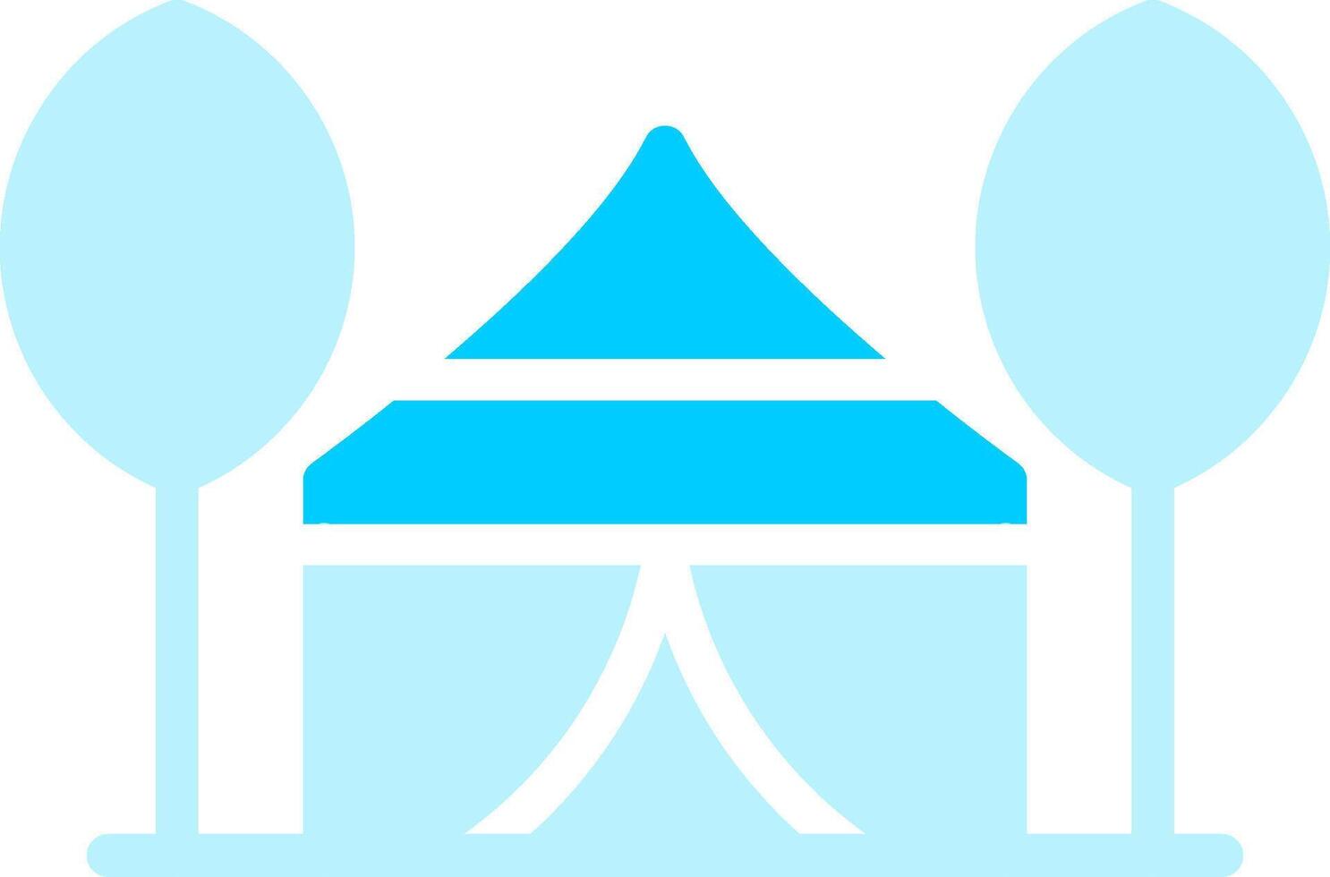 Tent Creative Icon Design vector