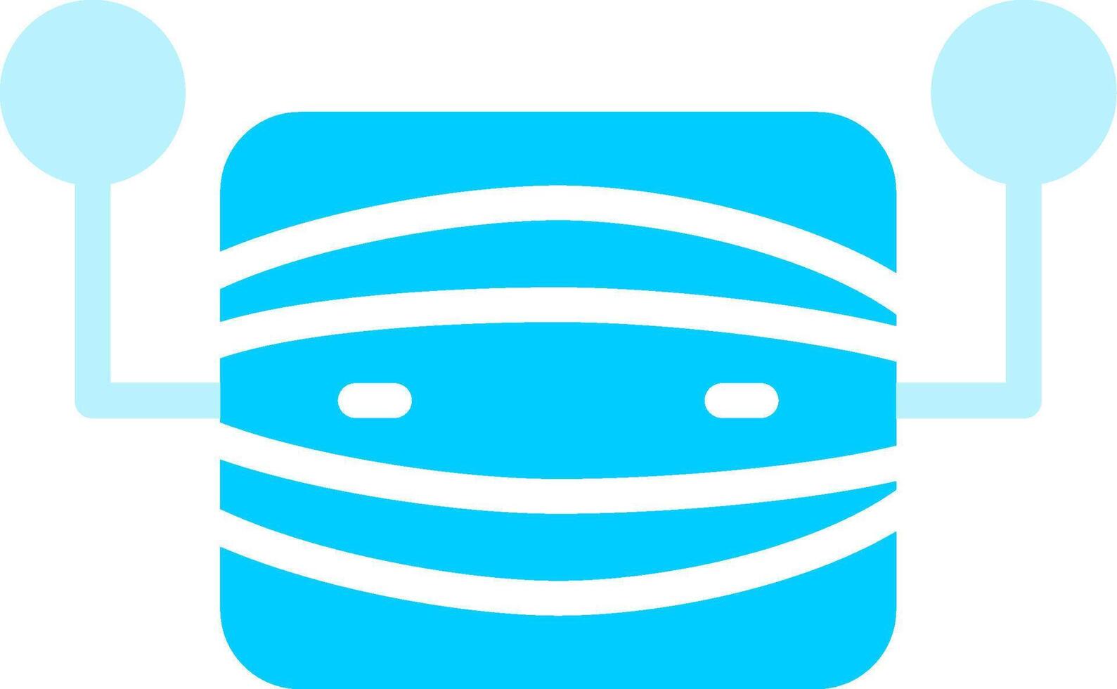 Line two Blue Colour vector