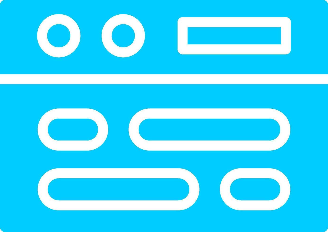 Line two Blue Colour vector