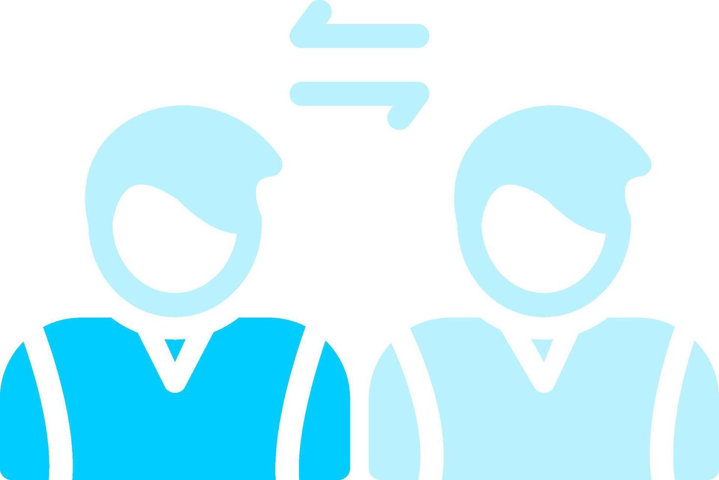 Line two Blue Colour vector