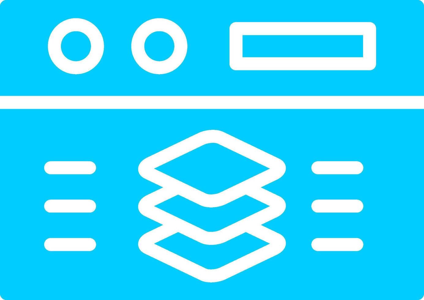Line two Blue Colour vector