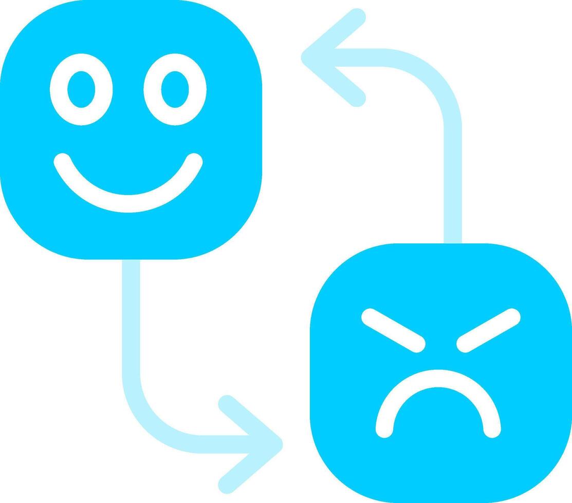 Mood Swing Creative Icon Design vector