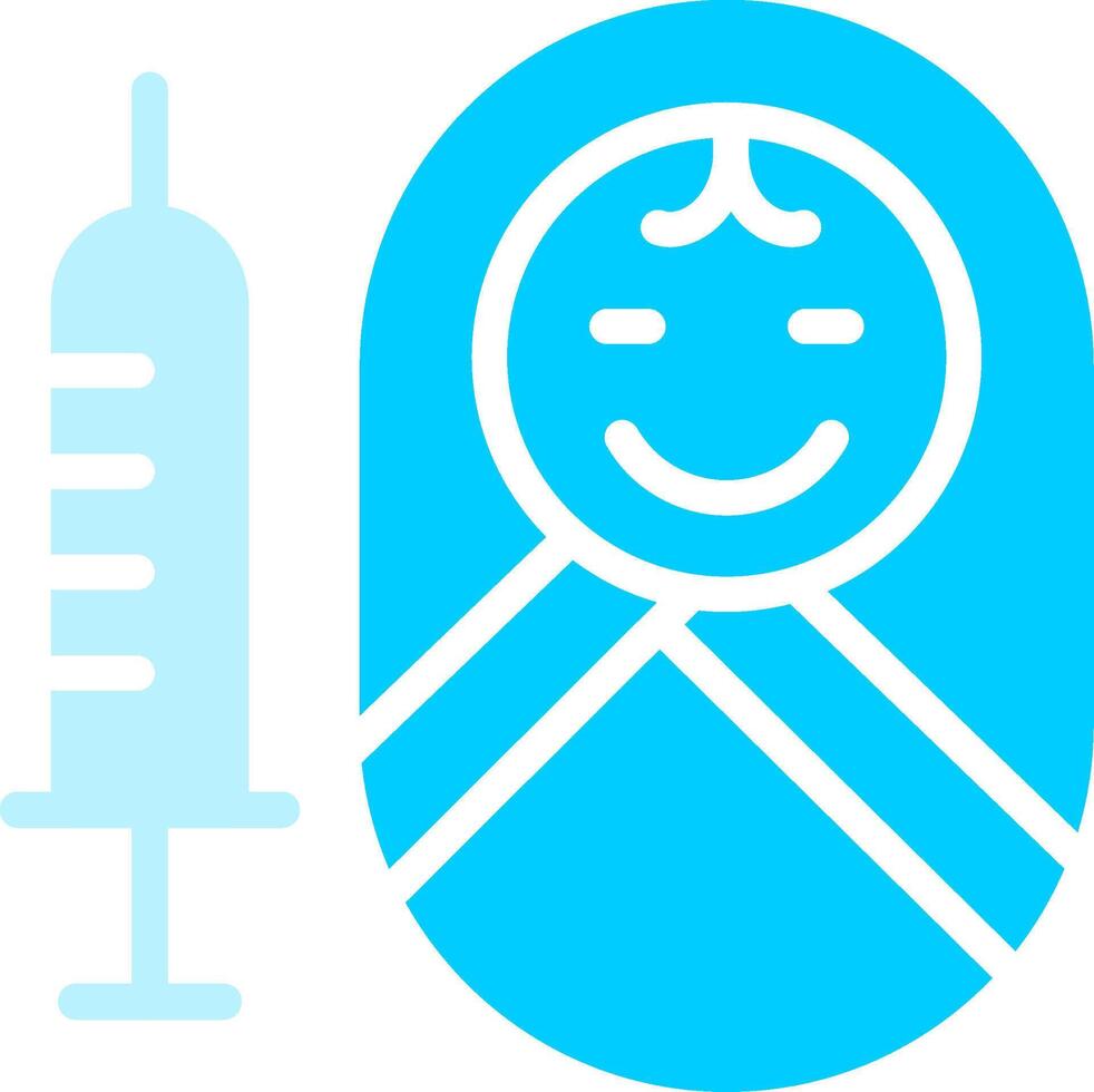 Vaccination Creative Icon Design vector