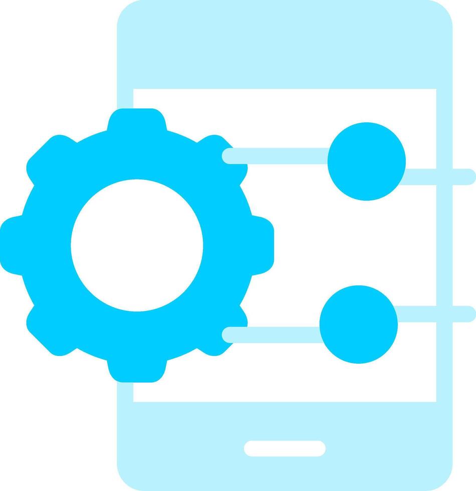 Project Management App Creative Icon Design vector