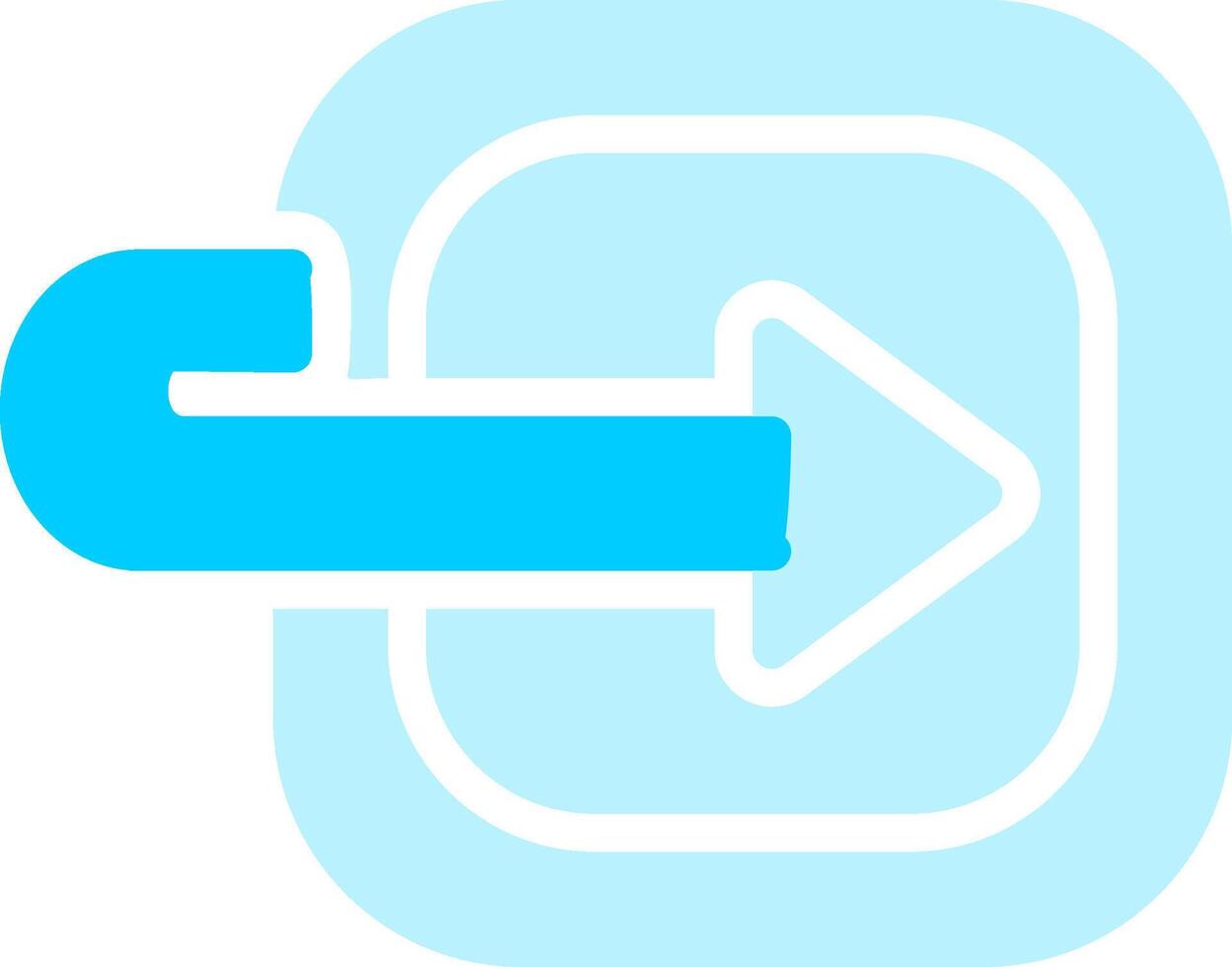 Moving Forward Creative Icon Design vector