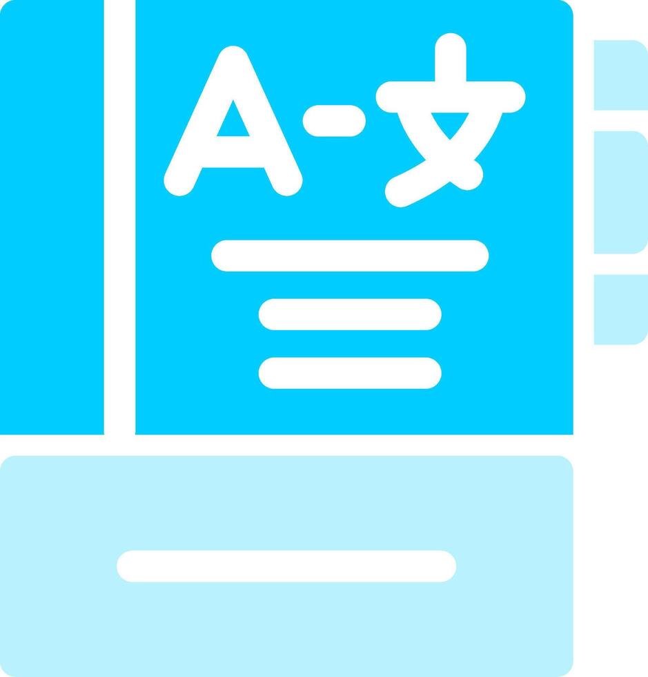 Language Learning Creative Icon Design vector