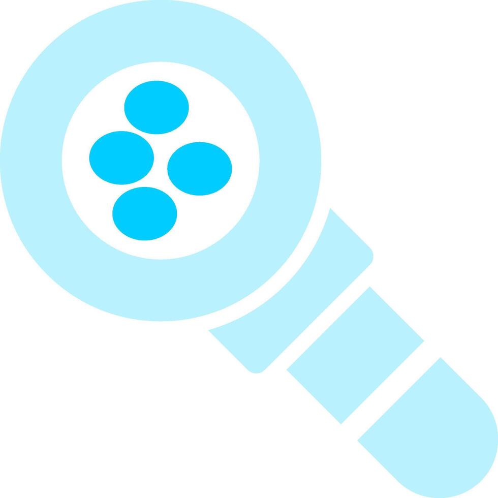 Magnifying Glass Creative Icon Design vector