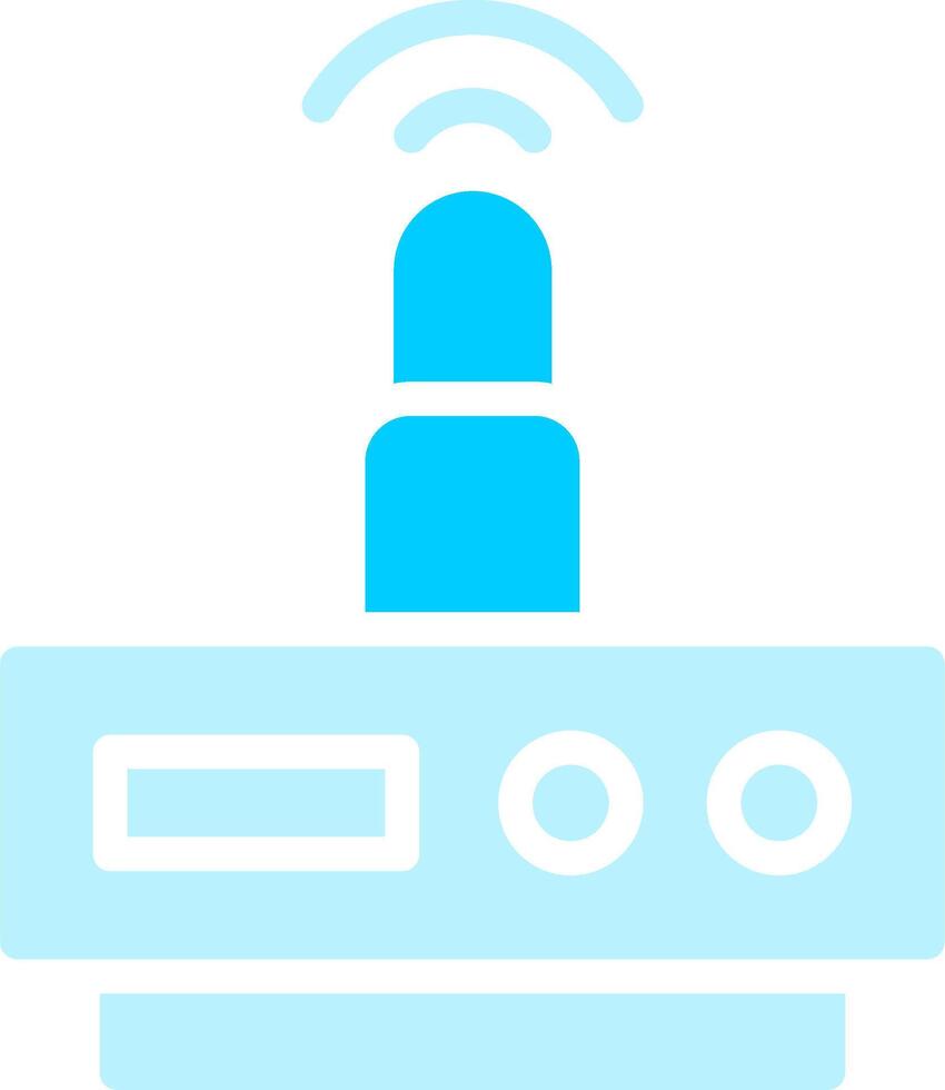 Wifi Router Creative Icon Design vector