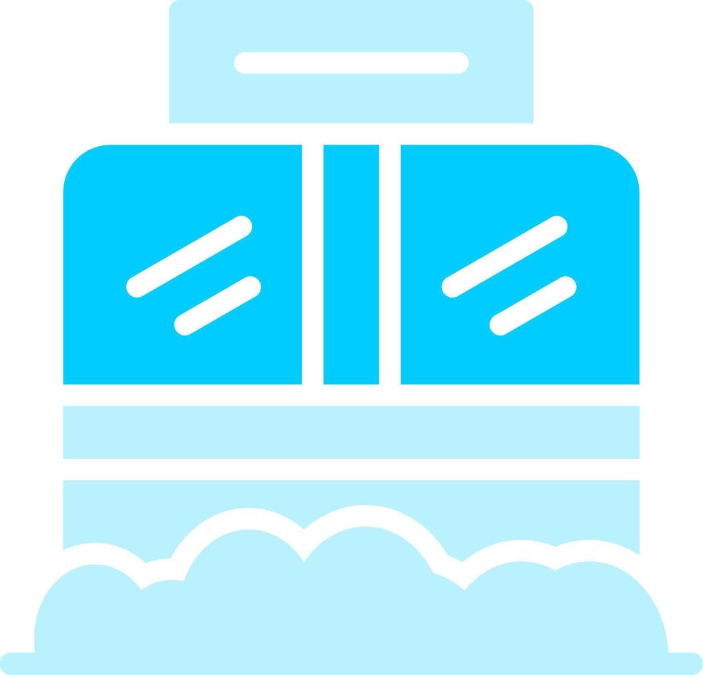 Ticket Box Creative Icon Design vector