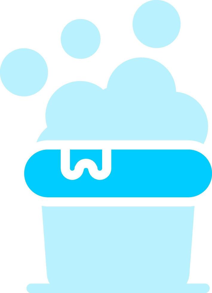 Cleaning Bucket Creative Icon Design vector