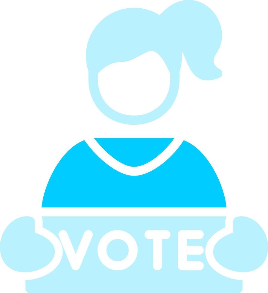 diseño de icono creativo partidario vector