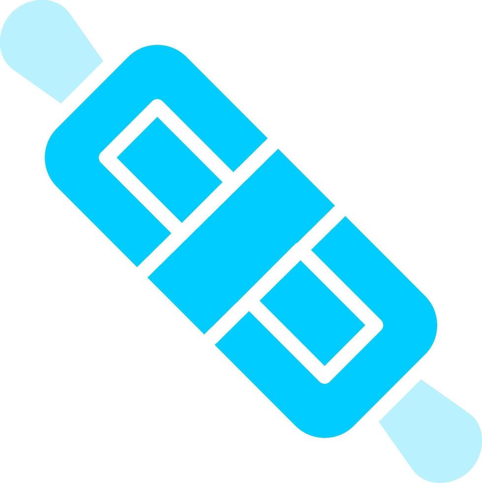 Rolling Pin Creative Icon Design vector