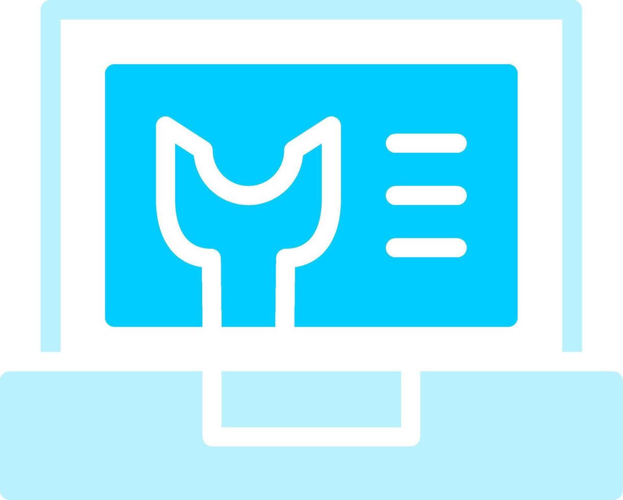 Web Maintenance Creative Icon Design vector