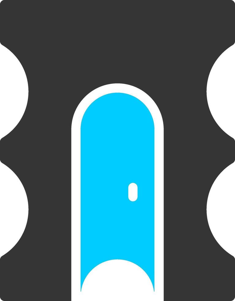 Line two Blue Colour vector
