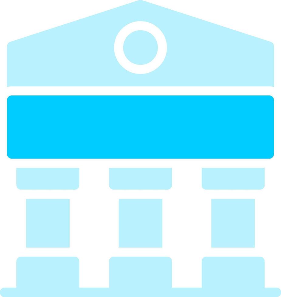 Line two Blue Colour vector