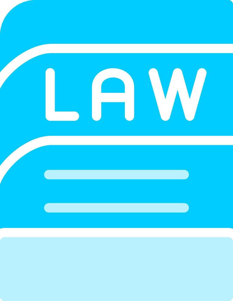 Law Book Creative Icon Design vector