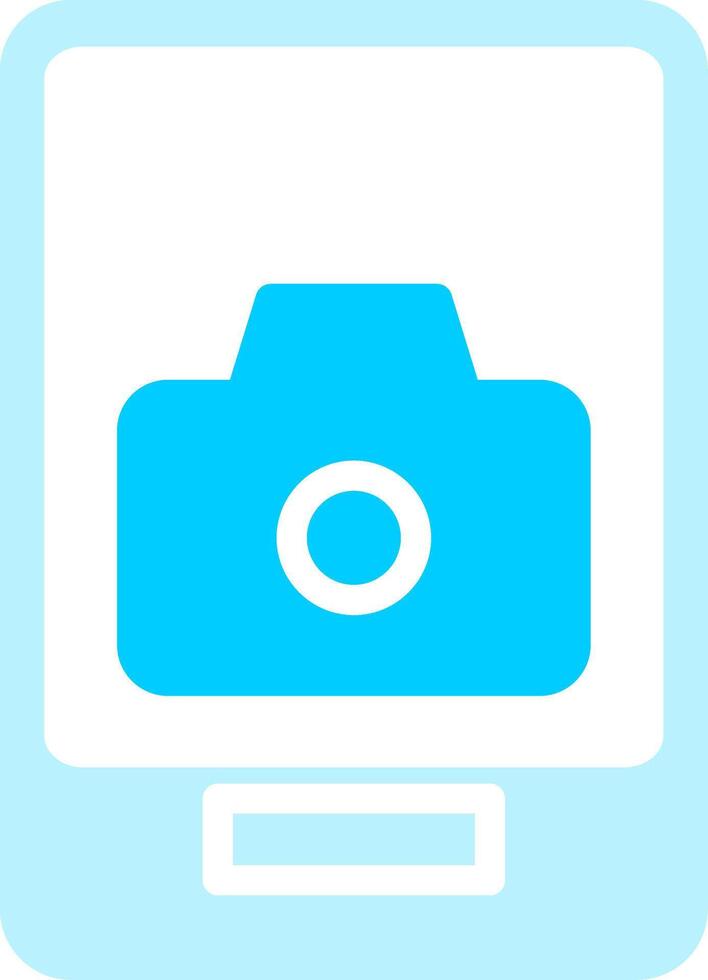 Phone Camera Creative Icon Design vector