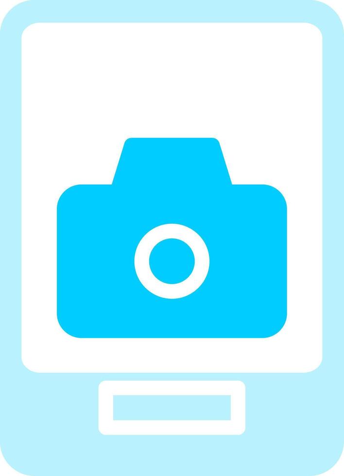 Phone Camera Creative Icon Design vector