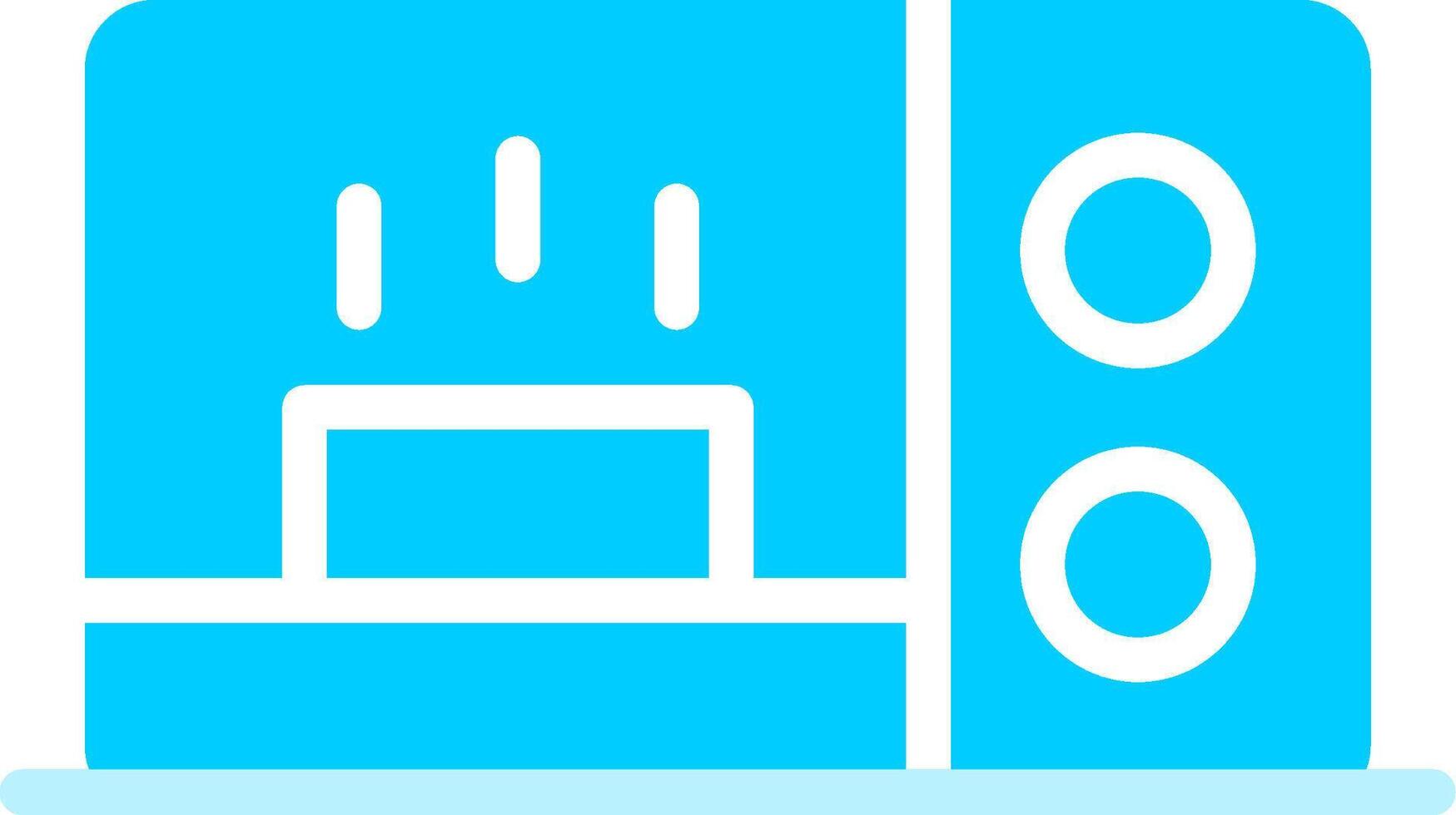 Line two Blue Colour vector