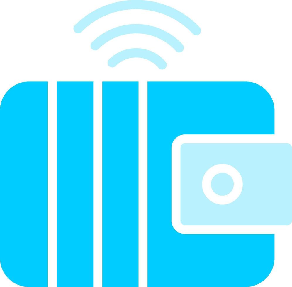 Smart Wallet Creative Icon Design vector