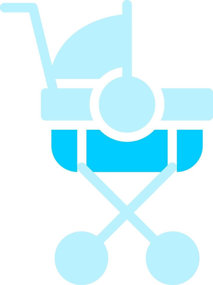 Stroller Creative Icon Design vector