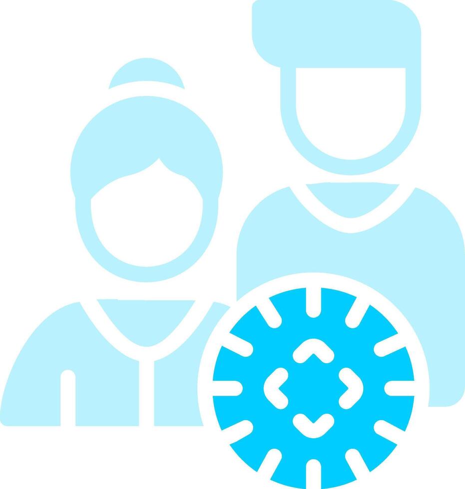 Line two Blue Colour vector