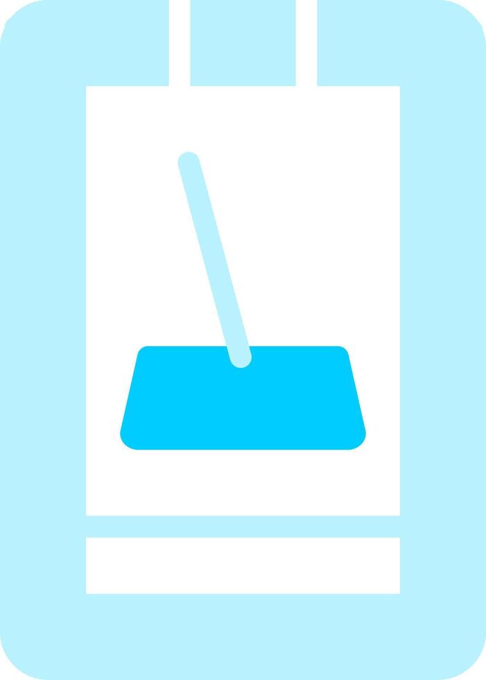 Line two Blue Colour vector